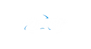 sharkly silk screen logo white